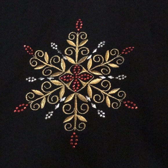Womens Christmas Sweatshirt black XXL - Picture 2 of 4